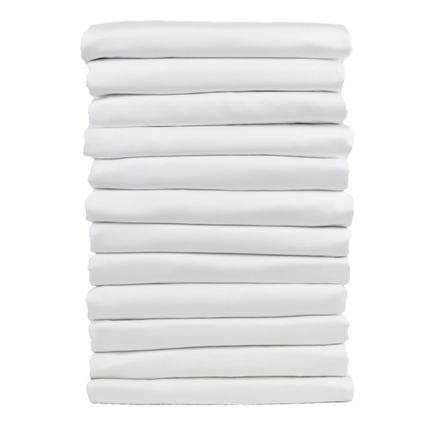 1888 MILLS, LLC 1888 Mills N20060X80XWHT-1-ST00  Suite Touch Extra Deep Queen Fitted Sheets, 60in x 80in x 15in, White, Pack Of 12 Sheets