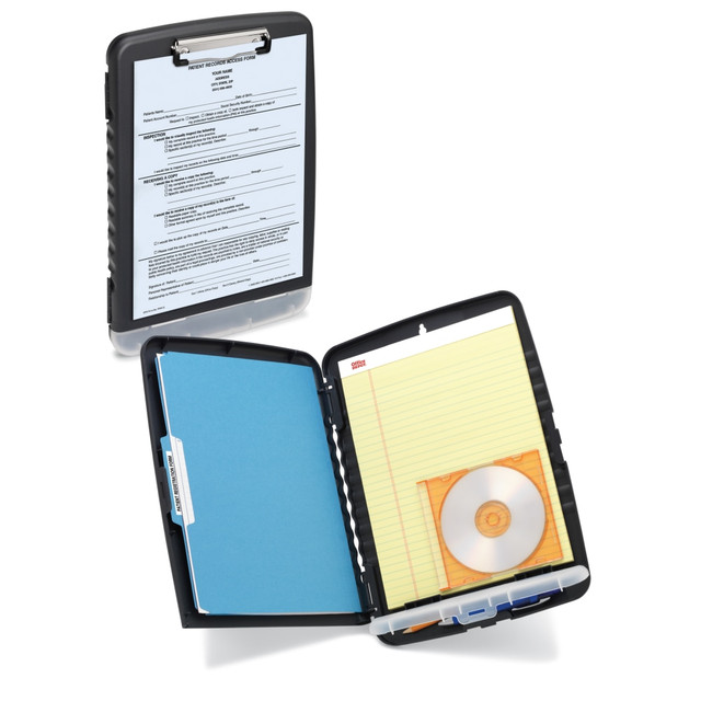 OFFICE DEPOT OD10030 Brand Form Holder Storage Clipboard Box, 10in x 14-1/2in, Charcoal OFFICE DEPOT OD10030 Brand Form Holder Storage Clipboard Box, 10in x 14-1/2in, Charcoal