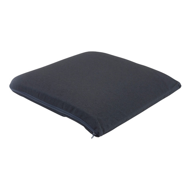 MASTER MANUFACTURING COMPANY Master Caster 91061 Master Memory-Foam Seat Cushion, 17inH x 17 1/2inW x 2 3/4inD, Black
