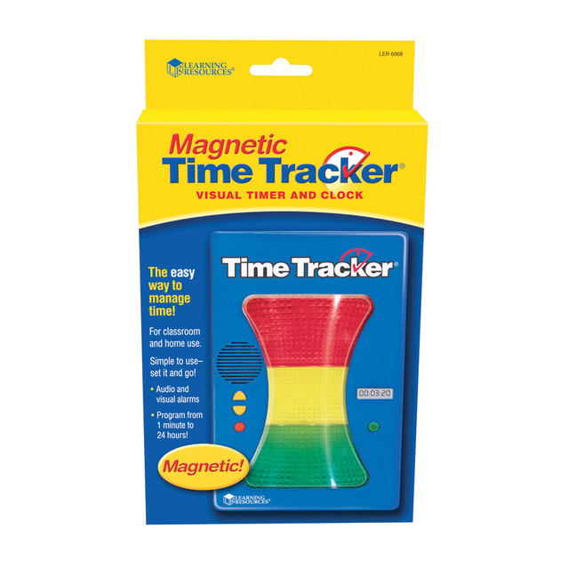 LEARNING RESOURCES, INC. LER6968 Learning Resources Magnetic Time Tracker, 5inH x 1 1/2inW x 7inD, Grades Pre-K - 9