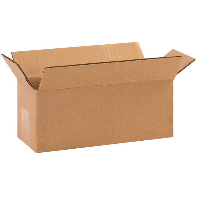B O X MANAGEMENT, INC. 1044 Partners Brand Long Corrugated Boxes, 10inL x 4inH x 4inW, Kraft, Pack Of 25 B O X MANAGEMENT, INC. 1044 Partners Brand Long Corrugated Boxes, 10inL x 4inH x 4inW, Kraft, Pack Of 25