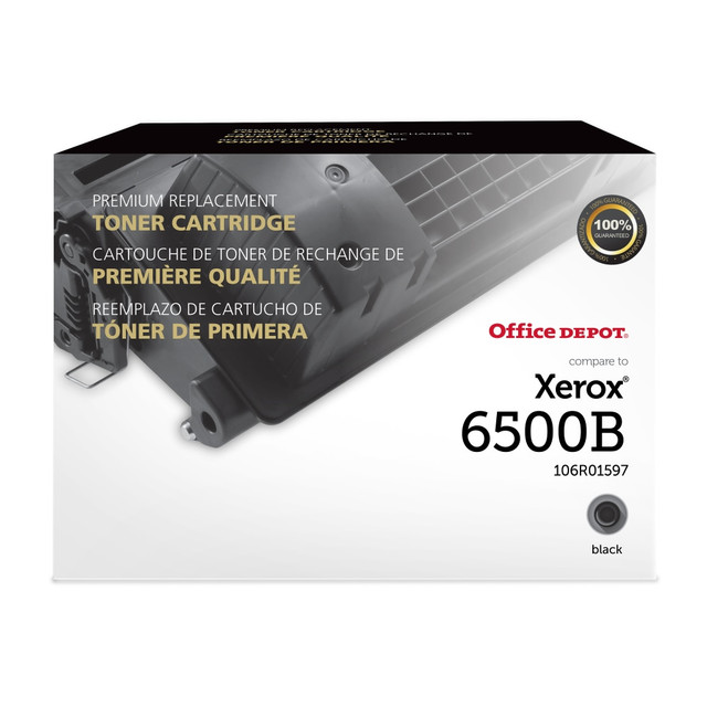 CLOVER TECHNOLOGIES GROUP, LLC 200760 Office Depot Remanufactured Black High Yield Toner Cartridge Replacement For Xerox 6500, OD6500B