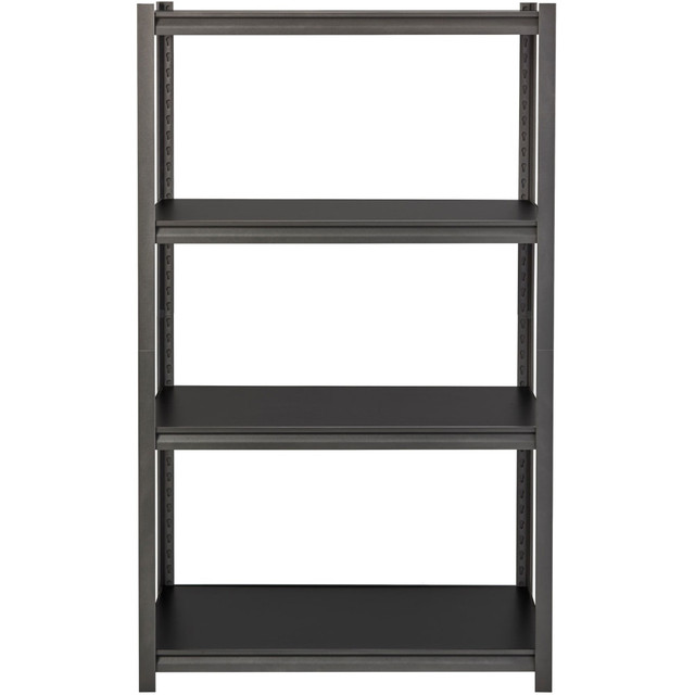 SP RICHARDS 59700 Lorell Steel Shelving Unit, 4 Shelves, 30% Recycled, Black SP RICHARDS 59700 Lorell Steel Shelving Unit, 4 Shelves, 30% Recycled, Black