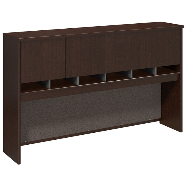 BUSH INDUSTRIES INC. WC12977K Bush Business Furniture Components 4 Door Hutch, 72inW, Mocha Cherry, Standard Delivery BUSH INDUSTRIES INC. WC12977K Bush Business Furniture Components 4 Door Hutch, 72inW, Mocha Cherry, Standard Delivery