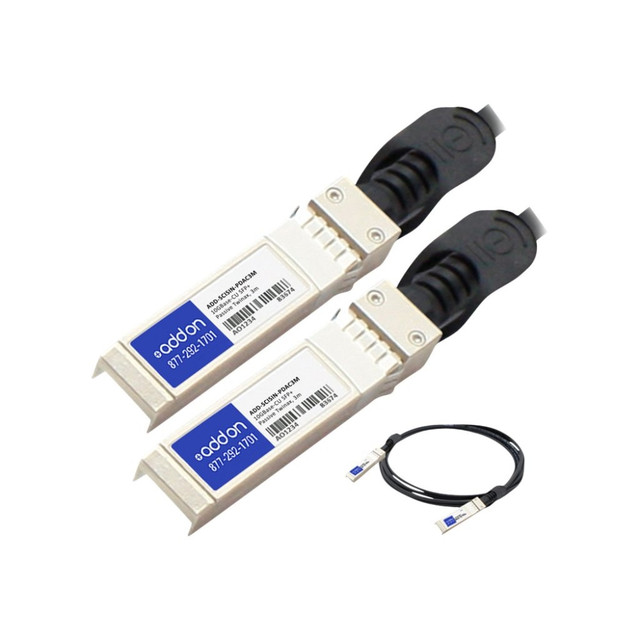 ADD-ON COMPUTER PERIPHERALS, INC. ADD-SCISIN-PDAC3M AddOn Cisco to Intel Dual OEM Direct Attach - Direct attach cable - SFP+ to SFP+ - 10 ft - twinaxial - SFF-8431/SFF-8432 - passive - for Cisco 250 Series; Catalyst ESS9300; Nexus 93180, 93XX; UCS C4