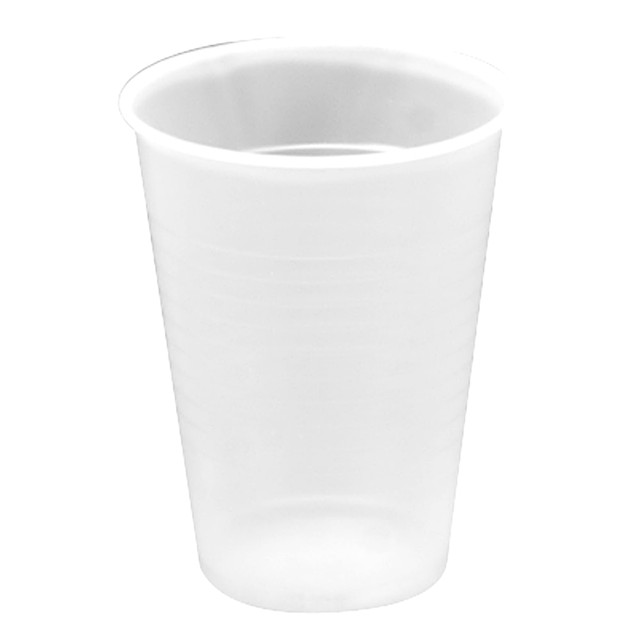 GENUINE JOE 10435  Translucent Plastic Beverage Cups, 12 Oz., Clear, Box Of 1,000