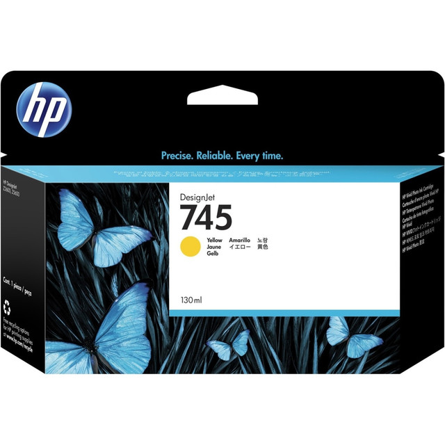 HP INC. F9J96A HP 745 Original Standard Yield Inkjet Ink Cartridge - Yellow - 1 Pack - Inkjet - Standard Yield - 1 Pack