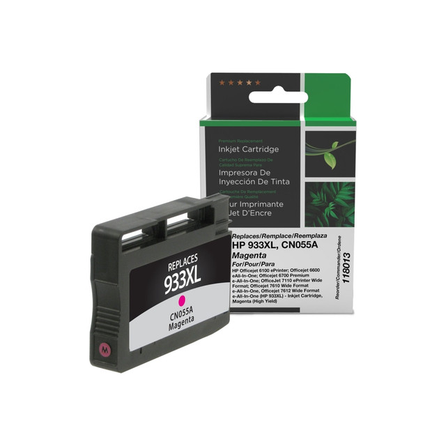 CLOVER TECHNOLOGIES GROUP, LLC West Point 118013  Remanufactured High-Yield Magenta Ink Cartridge Replacement For HP 933XL, CN055A