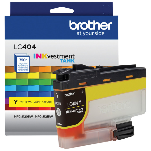 BROTHER INTL CORP LC404YS Brother LC404 INKvestment Yellow Ink Tank, LC404Y BROTHER INTL CORP LC404YS Brother LC404 INKvestment Yellow Ink Tank, LC404Y
