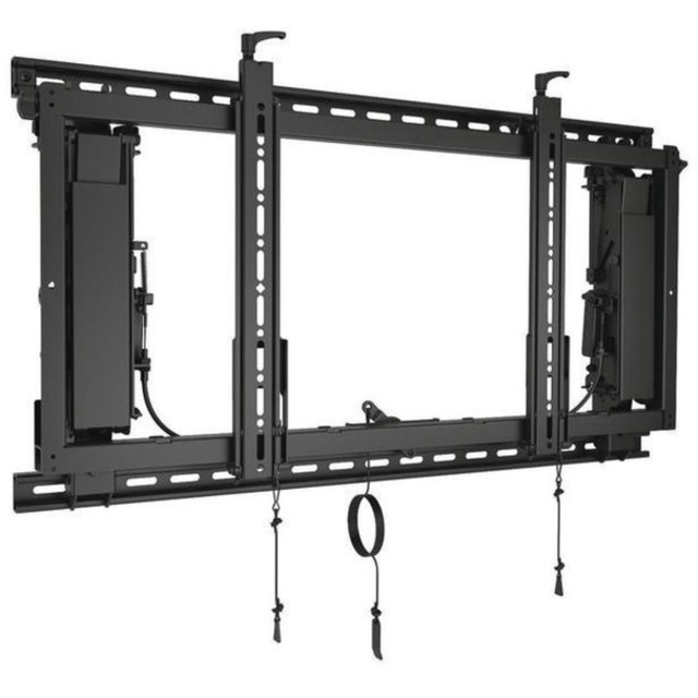 Leveling System feature for maximum efficiency and convenience  Wall Mount comes with 13.40in maximum adjustable width to offer better feasibility and added productivity  Sustains a maximum load capacity of 150 lb  Supports the screen size of 80in  Wall Mount comes with 1in maximum adjustable height for your convenience and dependability  Makes it quick, convenient, and simple to adjust and reposition connectors in a modular mounting system