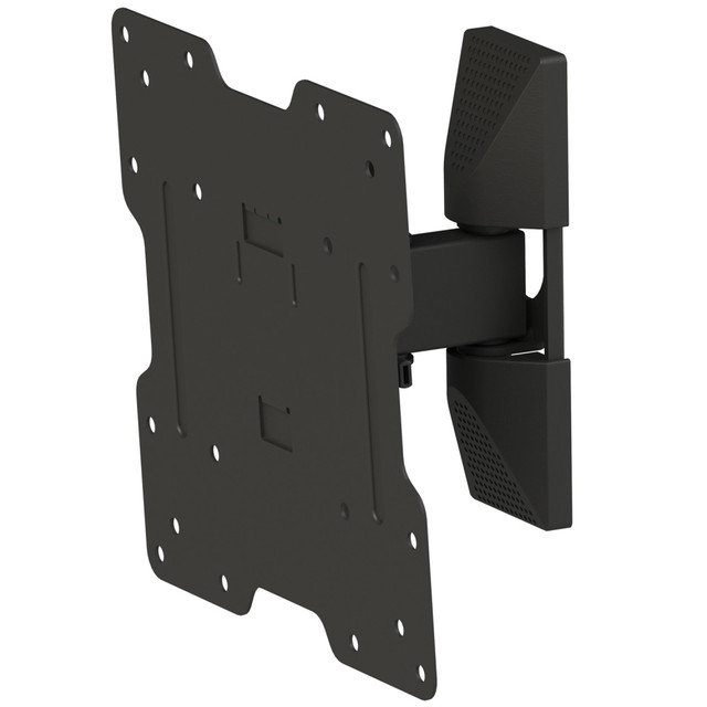 Install the BLACK+DECKER Full-Motion Small Flat-Panel Mount For 13in To 40in TVs to your wall to help create a great entertainment space. The mount offers an arm that extends out as needed and a system to help manage cables.  Designed to hold a flat-panel TV from 13in to 40in and weighing up to 40 lb.  Features an arm that extends up to 5.3in to direct the screen where you need it.  Cable management system to keep cords from cluttering your space.  VESA compatible from 75 x 75 up to 200 x 200.  Comes with mounting hardware and a template for easy installation.  Backed by the manufacturers 3-year limited warranty.