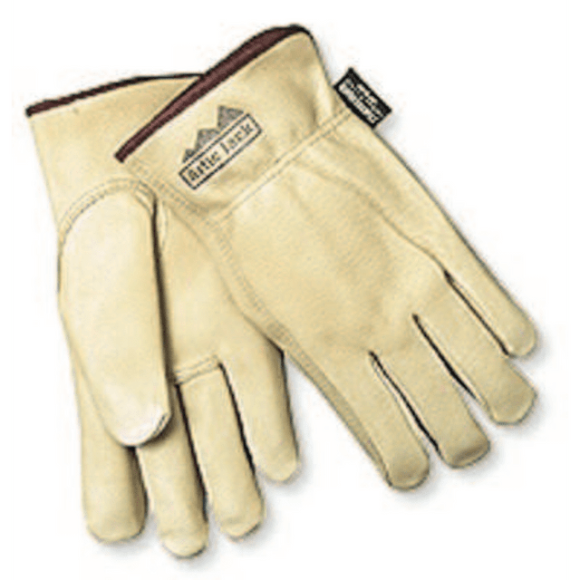 MCR SAFETY 3450L Memphis Glove Insulated Premium-Grain Pigskin Leather Drivers Gloves, Large, Pack Of 12