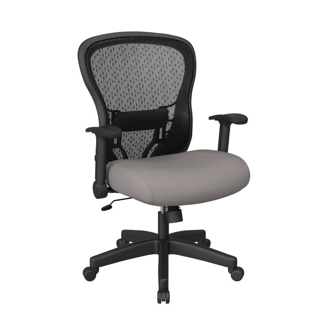 OFFICE STAR PRODUCTS Office Star 529-3R2N1F2-5811  Space Seating 529 Series Deluxe Ergonomic Mesh Mid-Back Chair, Steel