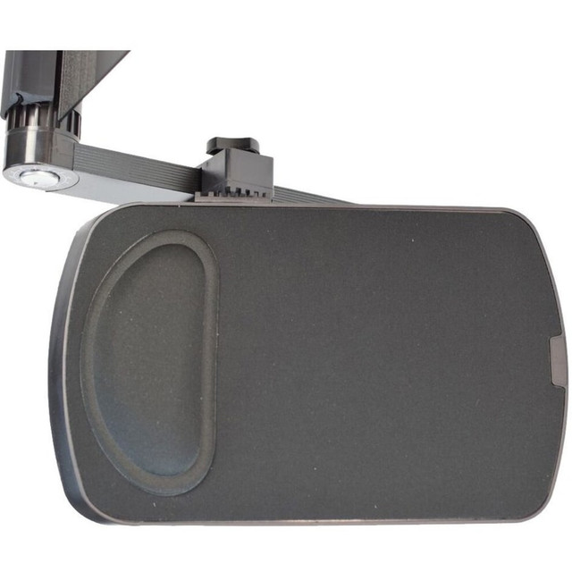 6.2x10in size is large, comfortable and works with most common computer mice  Simple screw-clamp attachment is quick to connect & easily removable  Ambidextrous: for both right-handed and left-handed people  Foam mouse pad + gel wrist rest included  Adjustable Mouse Pad: clamps to the leg of any WorkEZ Ergonomic Laptop Stand & Lap Desk