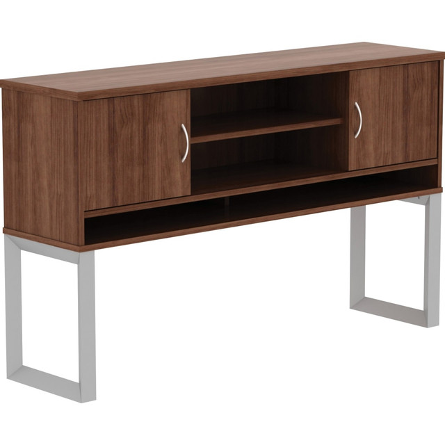 SP RICHARDS 16240 Lorell Relevance Freestanding Hutch, Walnut SP RICHARDS 16240 Lorell Relevance Freestanding Hutch, Walnut