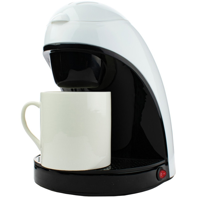 BRENTWOOD APPLIANCES, INC. TS-112W Brentwood Single-Cup Coffee Maker, White, BTWTS112W BRENTWOOD APPLIANCES, INC. TS-112W Brentwood Single-Cup Coffee Maker, White, BTWTS112W