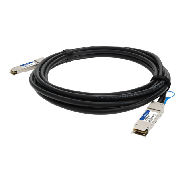 ADD-ON COMPUTER PERIPHERALS, INC. QSFP-40G-PDAC2M-AO AddOn 2m Industry Standard QSFP+ DAC - Direct attach cable - QSFP+ to QSFP+ - 6.6 ft - twinaxial ADD-ON COMPUTER PERIPHERALS, INC. QSFP-40G-PDAC2M-AO AddOn 2m Industry Standard QSFP+ DAC - Direct attach cable - QSFP+ to QSFP+ - 6.6 ft - twinaxial