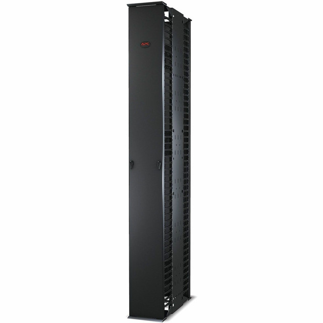 AMERICAN POWER CONVERSION CORP APC AR8645  by Schneider Electric Vertical Cable Manager - Cable Manager - Black - Plastic