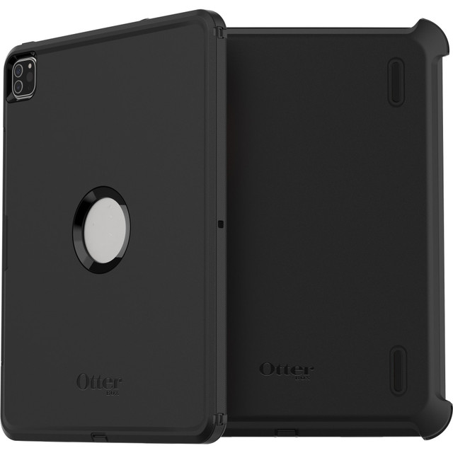 OTTER PRODUCTS LLC 77-83351 OtterBox Defender Series Pro Rugged Carrying Case Holster For 12.9in Apple iPad Pro 5th Gen, iPad Pro 4th Gen, iPad Pro 3rd Gen Tablet, Black