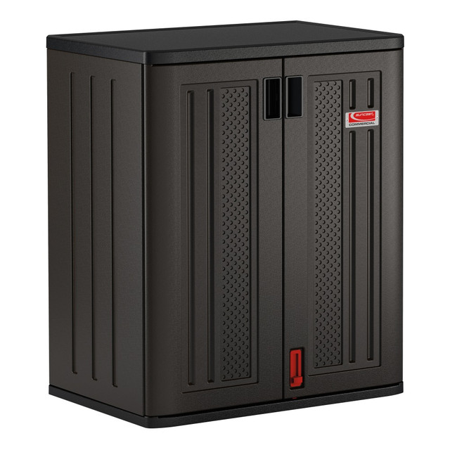 SUNCAST CORPORATION BMCCPD3600 Suncast Commercial HDPE 2-Shelf Base Storage Cabinet, Gray SUNCAST CORPORATION BMCCPD3600 Suncast Commercial HDPE 2-Shelf Base Storage Cabinet, Gray