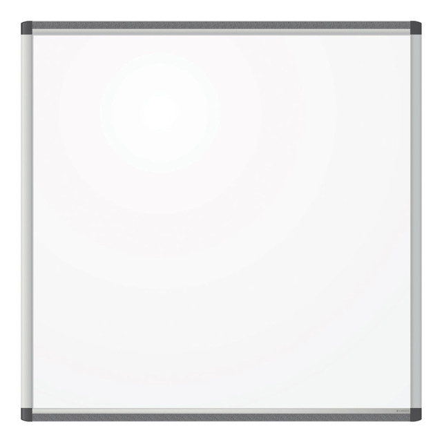 UBRANDS, LLC 2806U00-01 U Brands PINIT Magnetic Dry-Erase Whiteboard, 35in x 35in, Aluminum Frame With Silver Finish