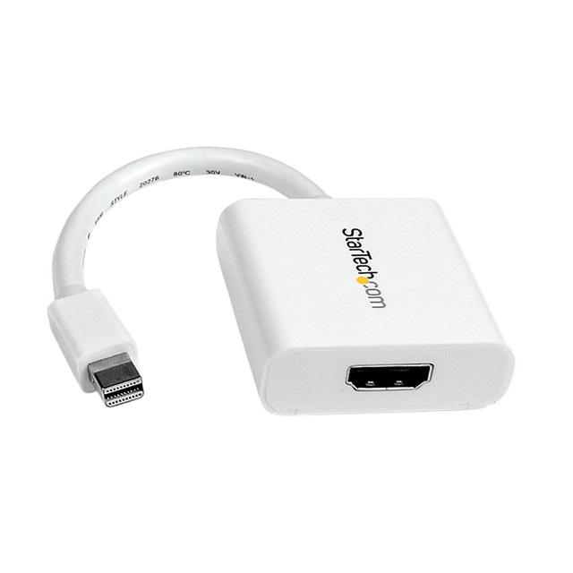 STARTECH.COM MDP2HDW  Mini DisplayPort To HDMI Video Adapter Converter, White