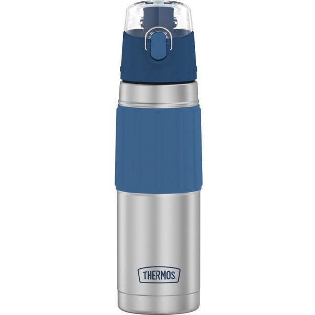 KING-SEELEY THERMOS/THERMOS 2465SSB6 Thermos 18-Ounce Vacuum-Insulated Stainless Steel Hydration Bottle (Slate Blue) - 18 fl oz (532.3 mL) - Vacuum - Slate Blue, Blue KING-SEELEY THERMOS/THERMOS 2465SSB6 Thermos 18-Ounce Vacuum-Insulated Stainless Steel Hydration Bottle (Slate Blue) - 18 fl oz (532.3 mL) - Vacuum - Slate Blue, Blue