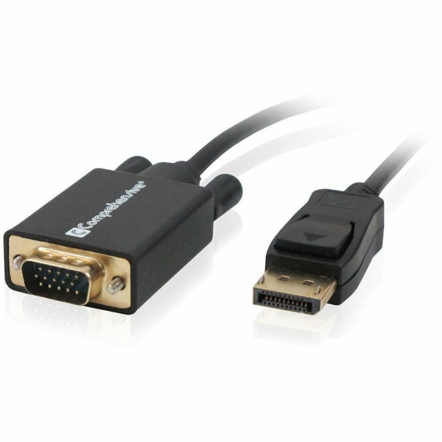 Features Active  1 x 15-pin HD-15 Male Video offers a secure and reliable connection with the compatible HDTV  Offers exceptional quality as well as upright compatibility with audio and video equipment  DisplayPort and VGA ports for instant connectivity