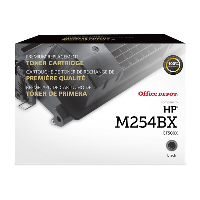 CLOVER TECHNOLOGIES GROUP, LLC 201172P Office Depot Remanufactured Black Toner Cartridge Replacement For HP M254BX