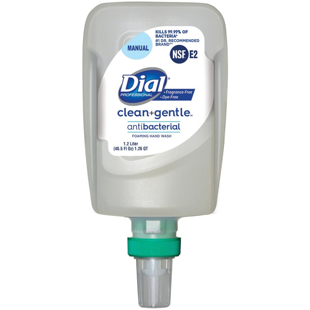 THE DIAL CORPORATION 32100 Dial FIT Refill Clean+ Foaming Hand Wash - 1.27 quart - Bacteria Remover, Odor Remover - Skin, Hand - Antibacterial - Fragrance-free, Dye-free - 3 / Carton THE DIAL CORPORATION 32100 Dial FIT Refill Clean+ Foaming Hand Wash - 1.27 quart - Bacteria Remover, Odor Remover - Skin, Hand - Antibacterial - Fragrance-free, Dye-free - 3 / Carton
