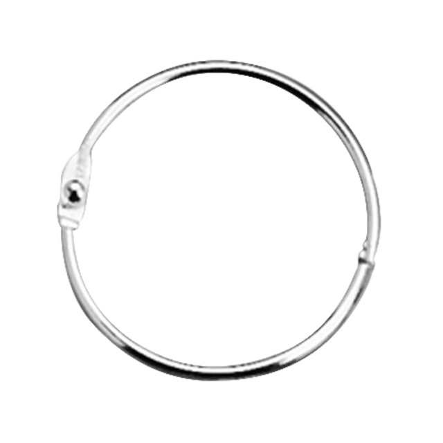 ACCO BRANDS USA, LLC 72204 ACCO Loose-Leaf Rings, 1 1/2in Diameter, Silver, Box Of 100 ACCO BRANDS USA, LLC 72204 ACCO Loose-Leaf Rings, 1 1/2in Diameter, Silver, Box Of 100
