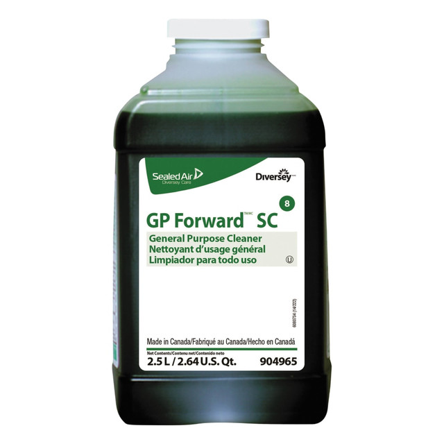 DIVERSEY 904965 GP Forward General Purpose Cleaner, Citrus Scent, 2.5 Liters, Pack Of 2 DIVERSEY 904965 GP Forward General Purpose Cleaner, Citrus Scent, 2.5 Liters, Pack Of 2