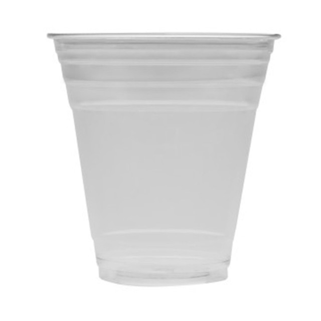 Serve water, ice tea and soft drinks in Karat PET Cold Cups. From the takeout station to the breakroom, these plastic cups work well in a variety of areas.  Made from PET plastic.  Ideal for cold beverages.