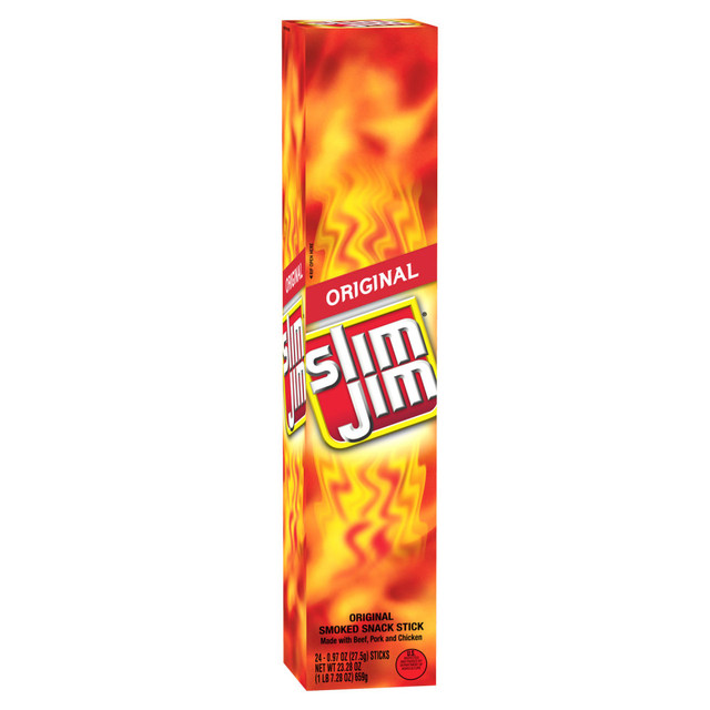 CONAGRA 26200117003 Giant Slim Jim Snacks, 0.97 Oz, Pack Of 24 CONAGRA 26200117003 Giant Slim Jim Snacks, 0.97 Oz, Pack Of 24