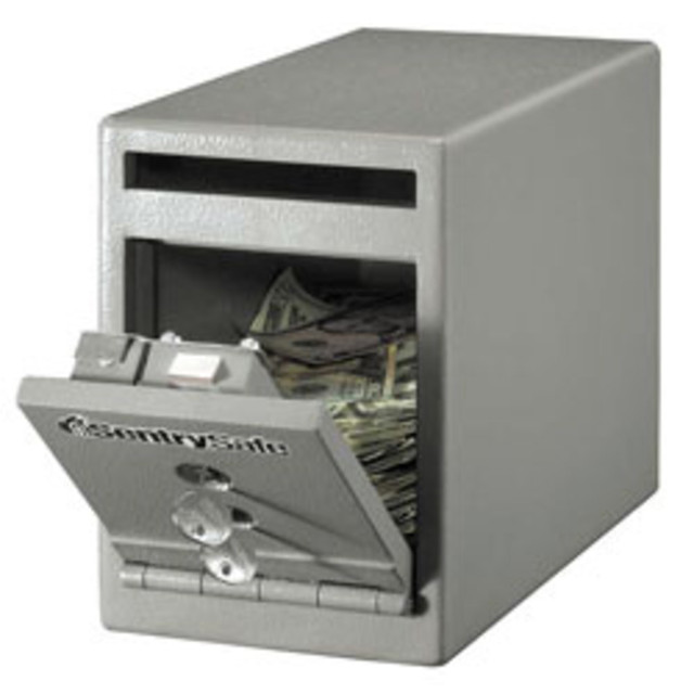 SENTRY SAFE UC025K SentrySafe Drop Slot Safe, 0.25 Cubic Foot Capacity SENTRY SAFE UC025K SentrySafe Drop Slot Safe, 0.25 Cubic Foot Capacity