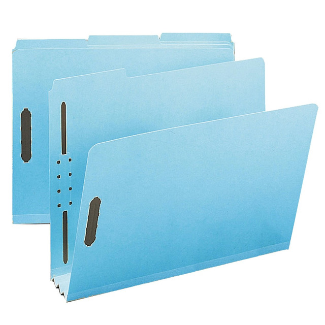 SMEAD MFG CO 15002 Smead Pressboard Fastener Folders, 3in Expansion, 8 1/2in x 11in, Letter, 100% Recycled, Blue, Box of 25 SMEAD MFG CO 15002 Smead Pressboard Fastener Folders, 3in Expansion, 8 1/2in x 11in, Letter, 100% Recycled, Blue, Box of 25