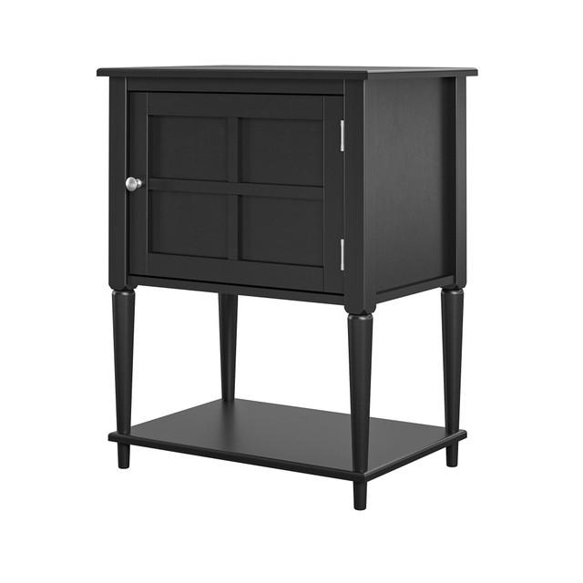 AMERIWOOD INDUSTRIES, INC. 8969872COM Ameriwood Home Fairmont Accent Table, 28-5/16inH x 22inW x 15-3/4inD, Black