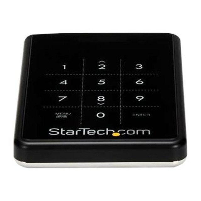 STARTECH.COM S2510BU33PW  USB 3.0 encrypted SATA III enclosure for 2.5in hard drive - portable external HDD / SSD enclosure