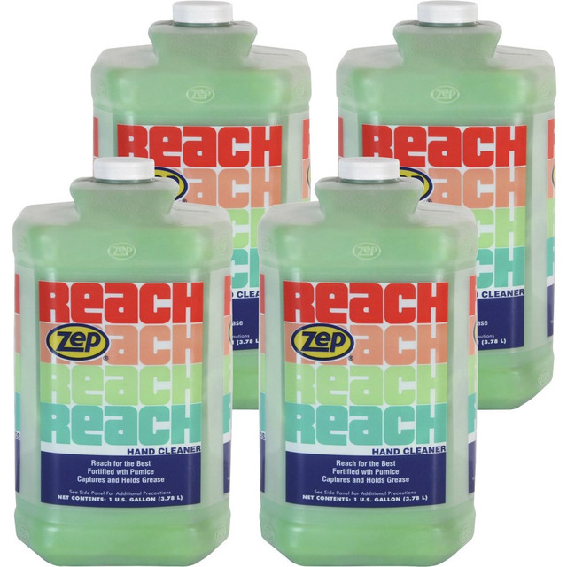 ZEP INC. 92524CT Zep Commercial Reach Liquid Hand Soap Cleaner, Almond Scent, 128 Oz Bottle