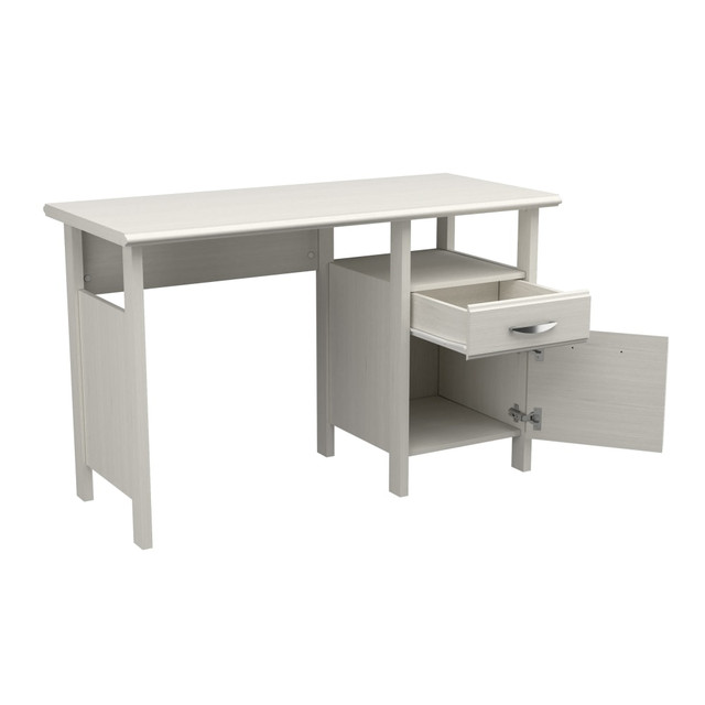 INVAL AMERICA, INC. ES-16403 Inval 47inW Modern Writing Desk, Washed Oak INVAL AMERICA, INC. ES-16403 Inval 47inW Modern Writing Desk, Washed Oak