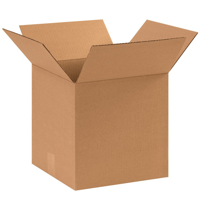 B O X MANAGEMENT, INC. 111111 Partners Brand Corrugated Cube Boxes, 11inL x 11inW x 11inH, Kraft, Pack Of 25