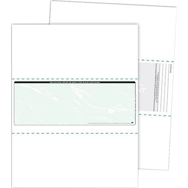 BLANKS/USA SC250GR  KanT Kopy Security Check-In-The-Middle Paper, Letter Size (8 1/2in x 11in), Ream Of 500 Sheets, Void Green