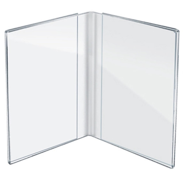 AZAR DISPLAYS 107726  Acrylic Dual Photo Frames, 4inW x 6inH x 1/4inD, Clear, Pack Of 10 Frames