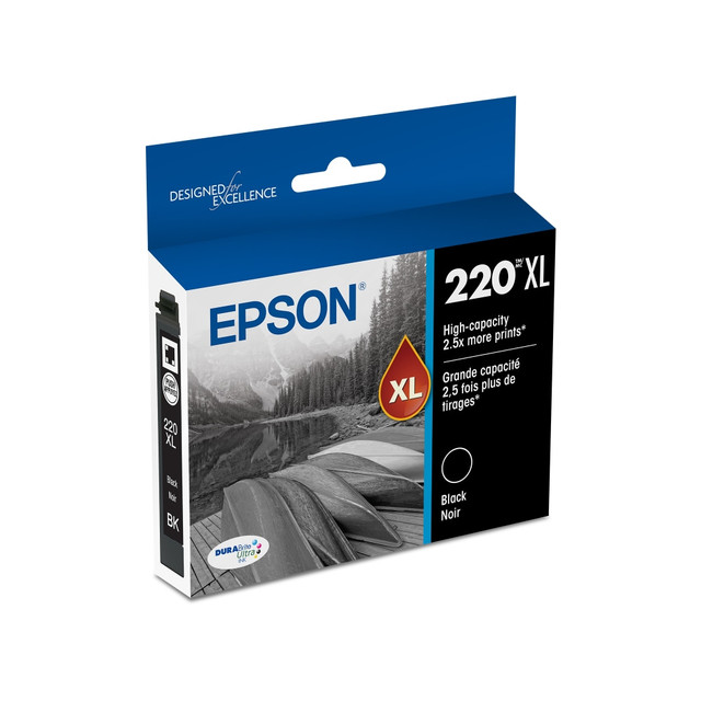EPSON AMERICA INC. T220XL120-S Epson 220XL DuraBrite Black High Yield Ink Cartridge, T220XL120-S