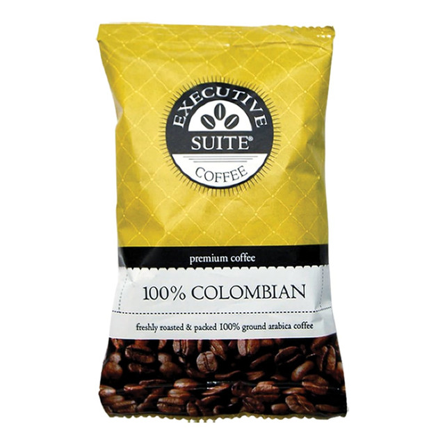 EMPIRE COFFEE CO., INC. 142D-ES Executive Suite Coffee Single-Serve Coffee Packets, 100% Colombian, Carton Of 42