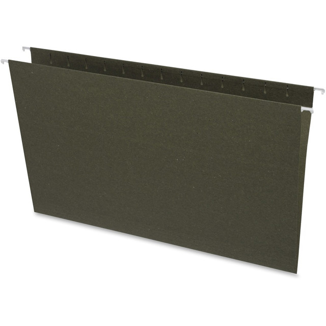 SP RICHARDS 26529 Business Source Standard Hanging File Folders, Legal Size, Green, Box Of 25 Folders