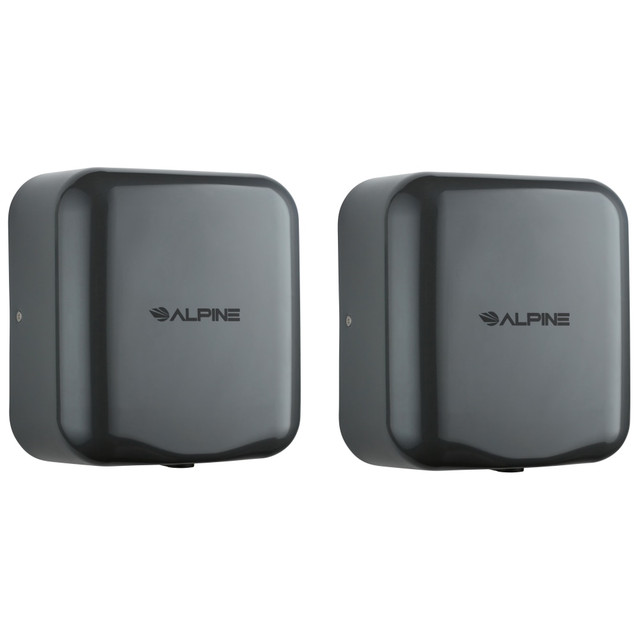 ADIR CORP. ALP400-10-GRY-2PK Alpine Industries Hemlock Commercial Automatic High-Speed Electric Hand Dryers, Gray, Pack Of 2 Dryers ADIR CORP. ALP400-10-GRY-2PK Alpine Industries Hemlock Commercial Automatic High-Speed Electric Hand Dryers, Gray, Pack Of 2 Dryers