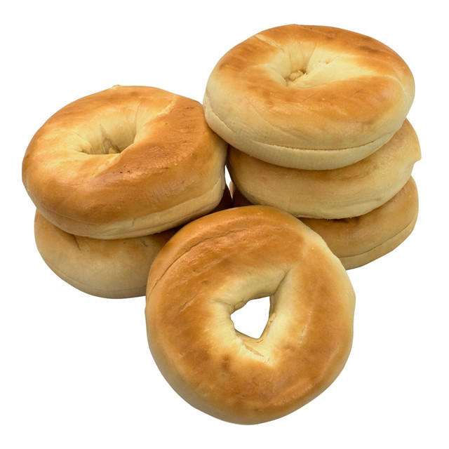NATIONAL BRAND 172667 Fresh Plain Bagels, Pack Of 6 NATIONAL BRAND 172667 Fresh Plain Bagels, Pack Of 6