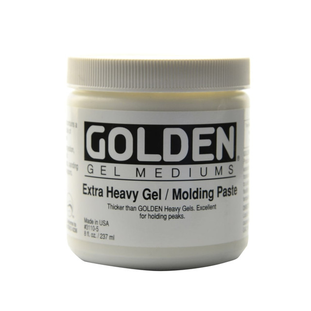 GOLDEN ARTIST COLORS, INC. Golden 3110-5  Molding Paste, Extra-Heavy Gel Mix, 8 Oz