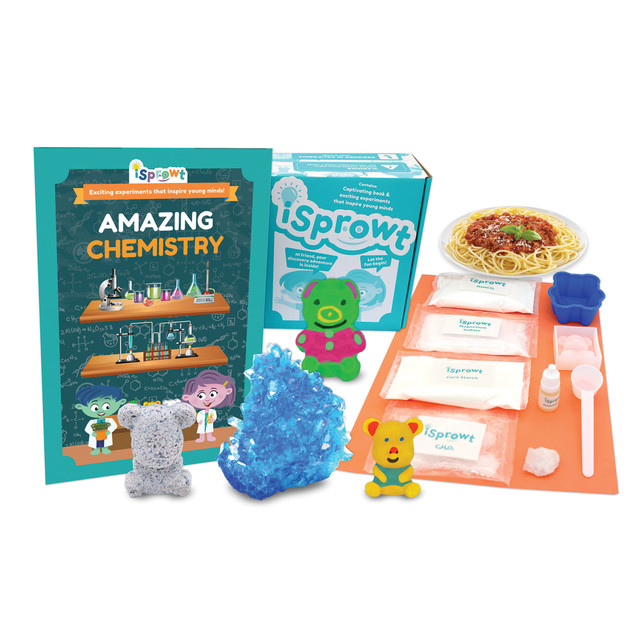 SAUNDERS INDUSTRIES 12874 iSprowt Fun Science Kits For Kids, Chemistry, Kindergarten to Grade 5 SAUNDERS INDUSTRIES 12874 iSprowt Fun Science Kits For Kids, Chemistry, Kindergarten to Grade 5